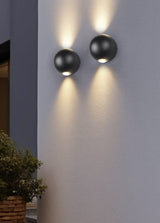 Aplique de exterior Trio Avisio LED negro mate 3000K IP54 246760232