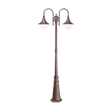 Lámpara de pie Ideal Lux Cima marrón café 2 luces 104W 216cm 246840