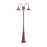 Lámpara de pie Ideal Lux Cima marrón café 2 luces 104W 216cm 246840
