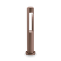 Baliza de exterior Ideal Lux Acqua 15W IP44 60cm marrón café — ref. 246918 (1)
