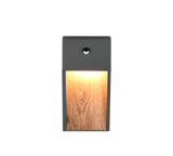 Aplique de exterior Trio Salmon LED wood imitation 3000K regulable IP44 33cm 246