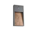 Aplique de exterior Trio Salmon LED wood imitation 3000K regulable IP44 33cm 246
