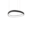 Lámpara colgante Ideal Lux Gemini negro LED 36W 3000K Ø42,5cm 247236