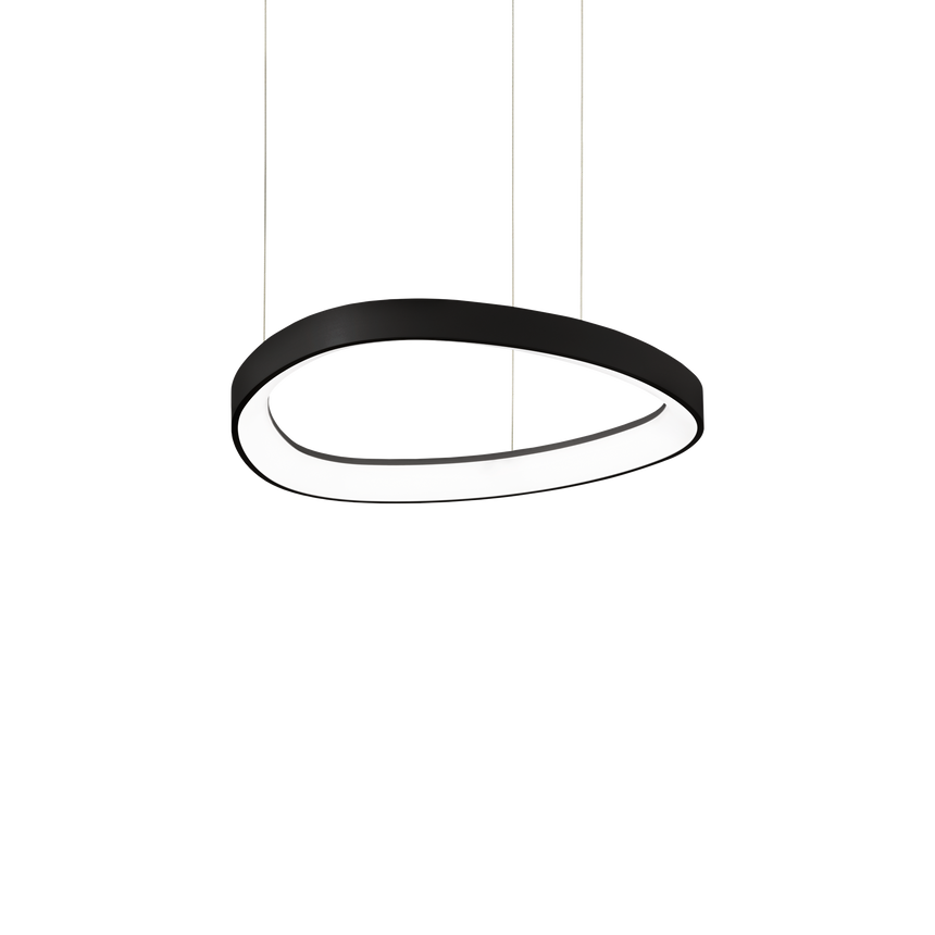 Lámpara colgante Ideal Lux Gemini negro LED 36W 3000K Ø42,5cm 247236