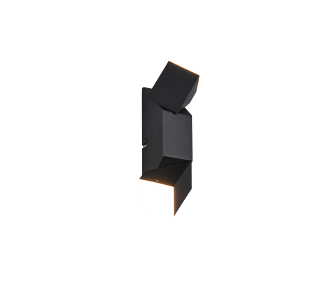 Aplique de pared Trio Raglan LED negro mate 3000K 248510232