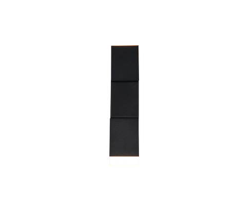 Aplique de pared Trio Raglan LED negro mate 3000K 248510232