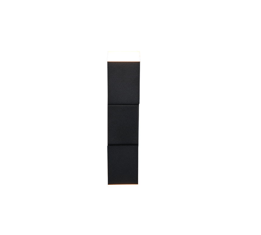 Aplique de pared Trio Raglan LED negro mate 3000K 248510232
