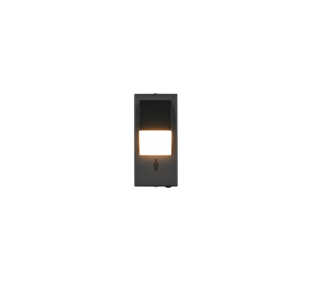 Plafón de techo Trio Raglan LED negro mate 3000K 7cm 248570132