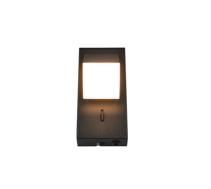 Plafón de techo Trio Raglan LED negro mate 3000K 7cm 248570132