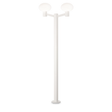 Farola de exterior Ideal Lux Clio blanco 2 luces 84W IP44 197cm 249506