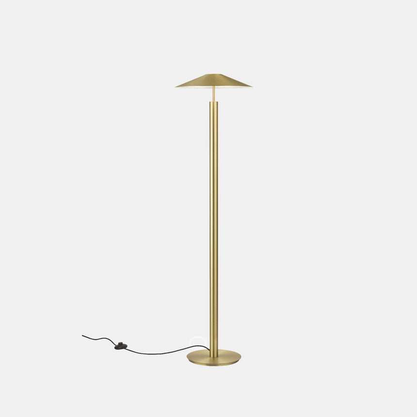 LedsC4 Lámpara de pie de salón H LED oro mate 25-7742-DN-DN