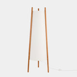 LedsC4 Pie de salón Woody E27 30 blanco 25-8106-14-14