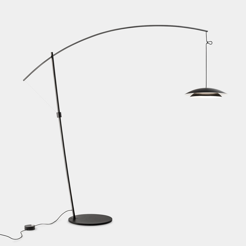 LedsC4 Pie de salón Noway Big LED negro 25-8394-05-05