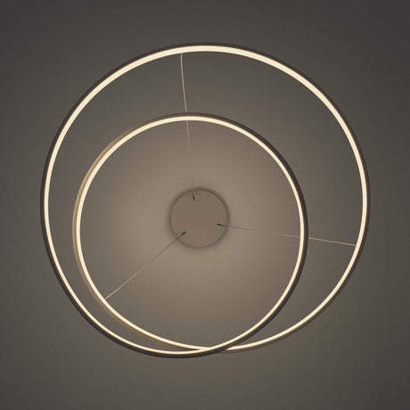 Lámpara colgante Ideal Lux Oz LED 52W 3000K Ø80cm blanco — ref. 253664 (3)