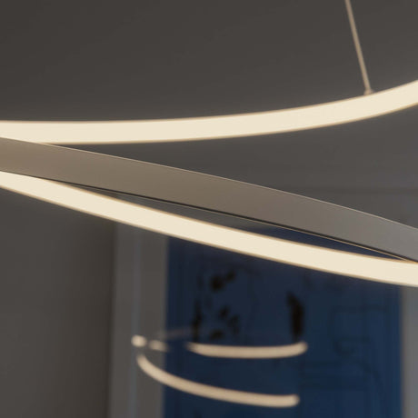 Lámpara colgante Ideal Lux Oz LED 52W 3000K Ø80cm blanco — ref. 253664 (6)