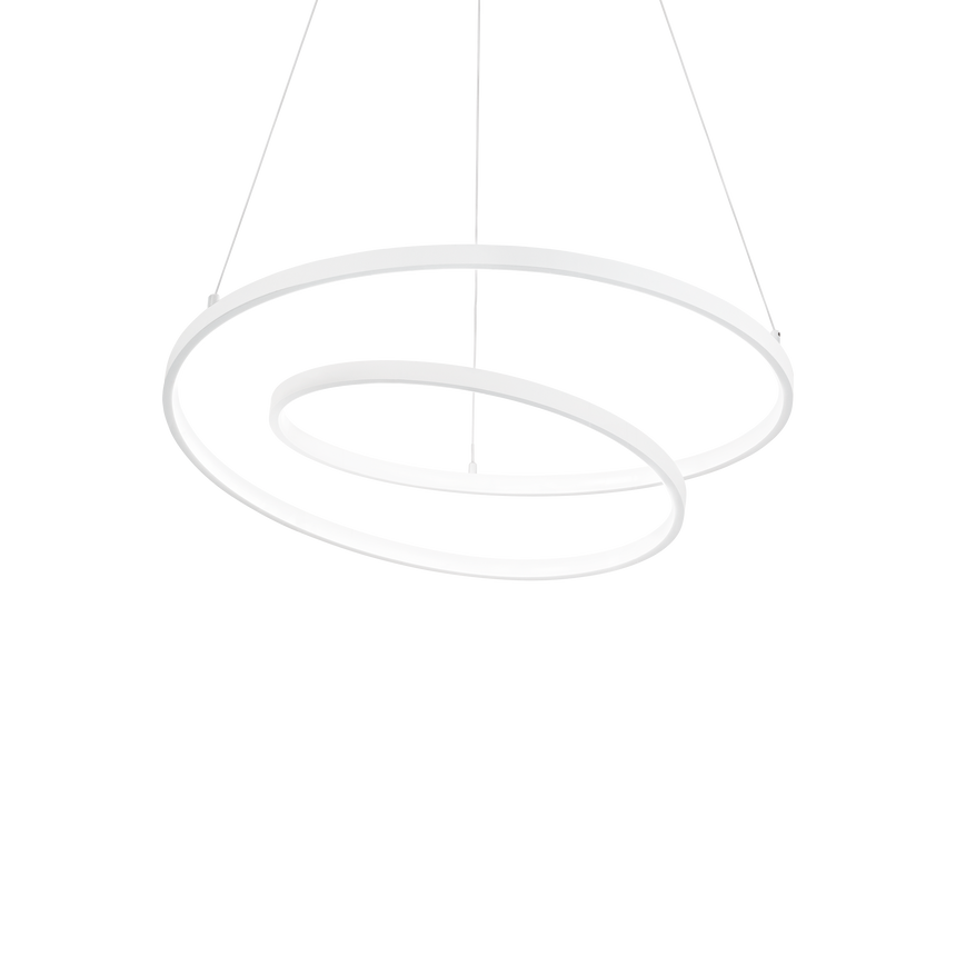 Lámpara colgante Ideal Lux Oz blanco LED 47W 3000K Ø60cm 253671