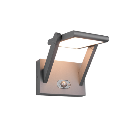 Aplique de exterior Trio Malawi LED antracita solar CCT regulable IP65 253769142