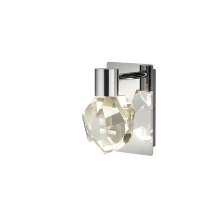 Aplique de pared Trio Verano LED cromo 254510106