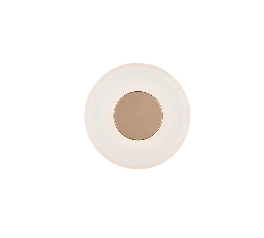 Aplique de pared Trio Celeste LED marrón café 3000K regulable 254910165 - vista 2
