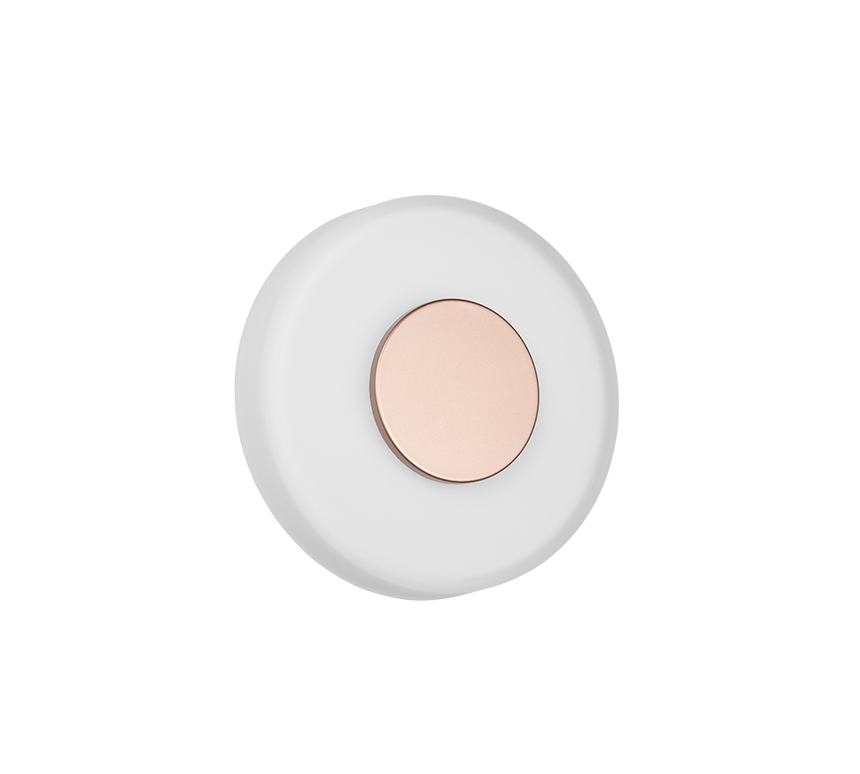 Aplique de pared Trio Celeste LED marrón café 3000K regulable 254910165 - vista 5