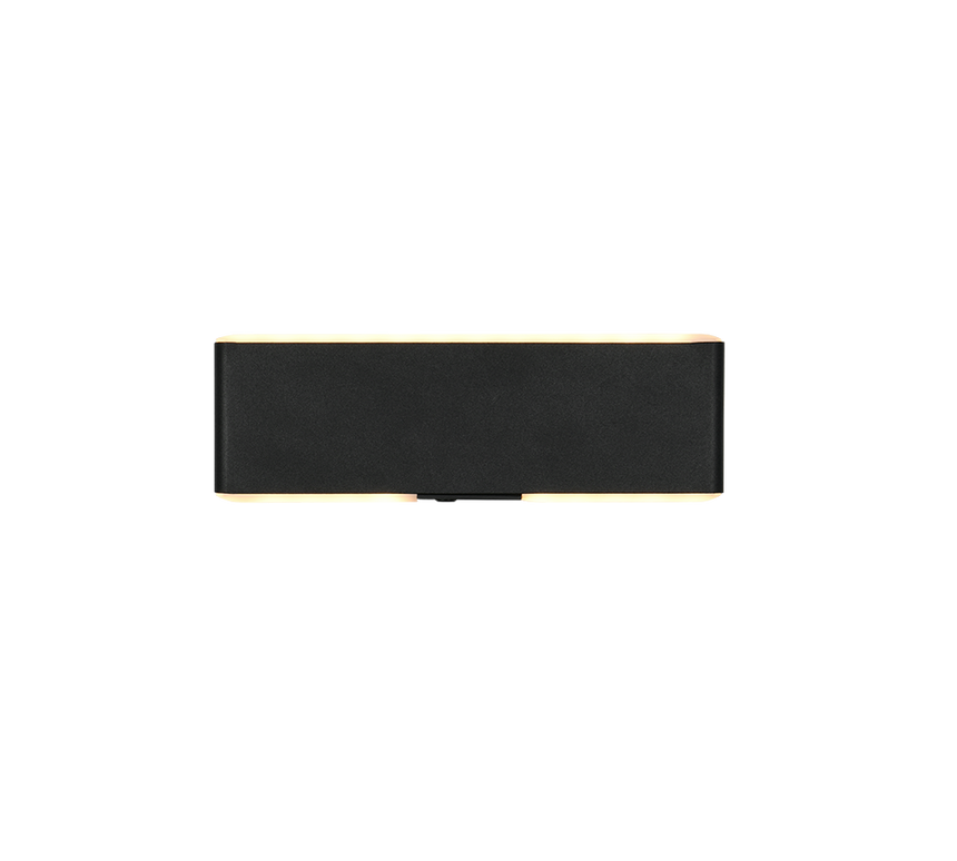 Aplique de pared Trio Conchita LED negro mate CCT 257610132