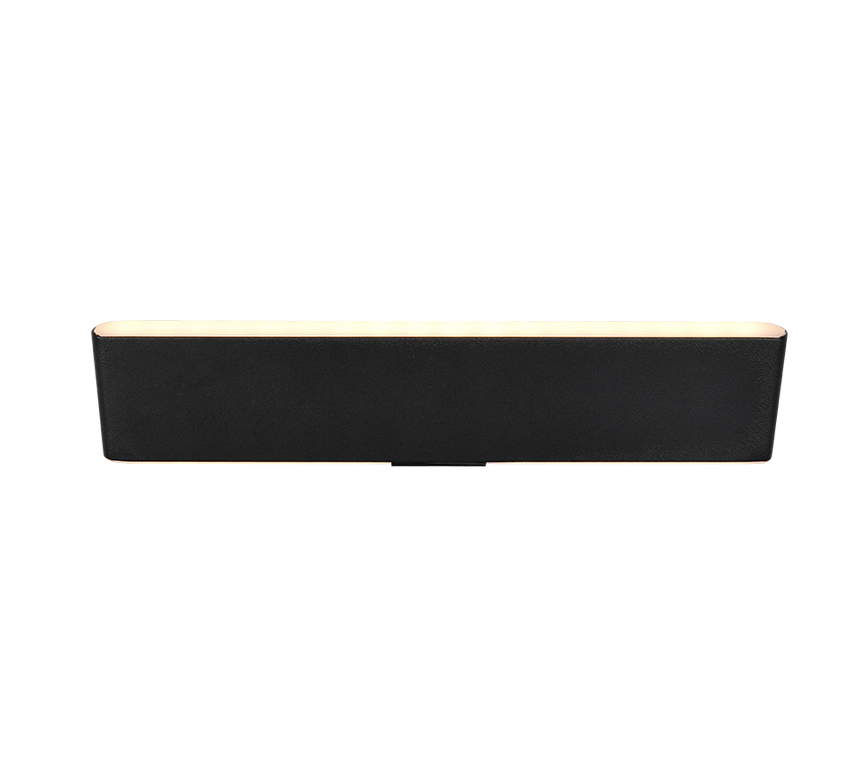 Aplique de pared Trio Conchita LED negro mate CCT 257619132