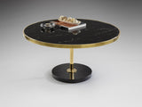 Mesa de centro Schuller Dekala dorado y negro acero 45cm vista 3