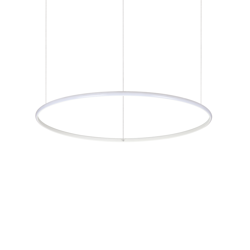 Lámpara colgante Ideal Lux Hulahoop blanco LED 39W Ø81,5cm 258768