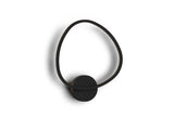 Lámpara aplique de pared Schuller Opalis LED negro 3000K ambiente
