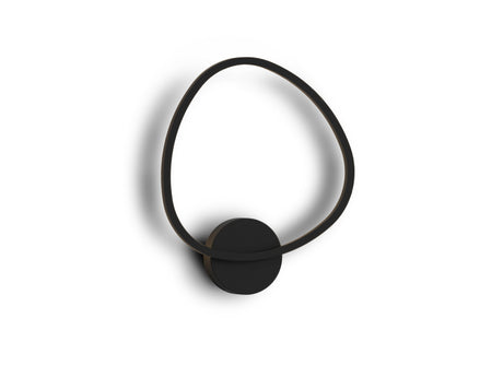Lámpara aplique de pared Schuller Opalis LED negro 3000K ambiente