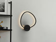 Lámpara aplique de pared Schuller Opalis LED negro 3000K 259033