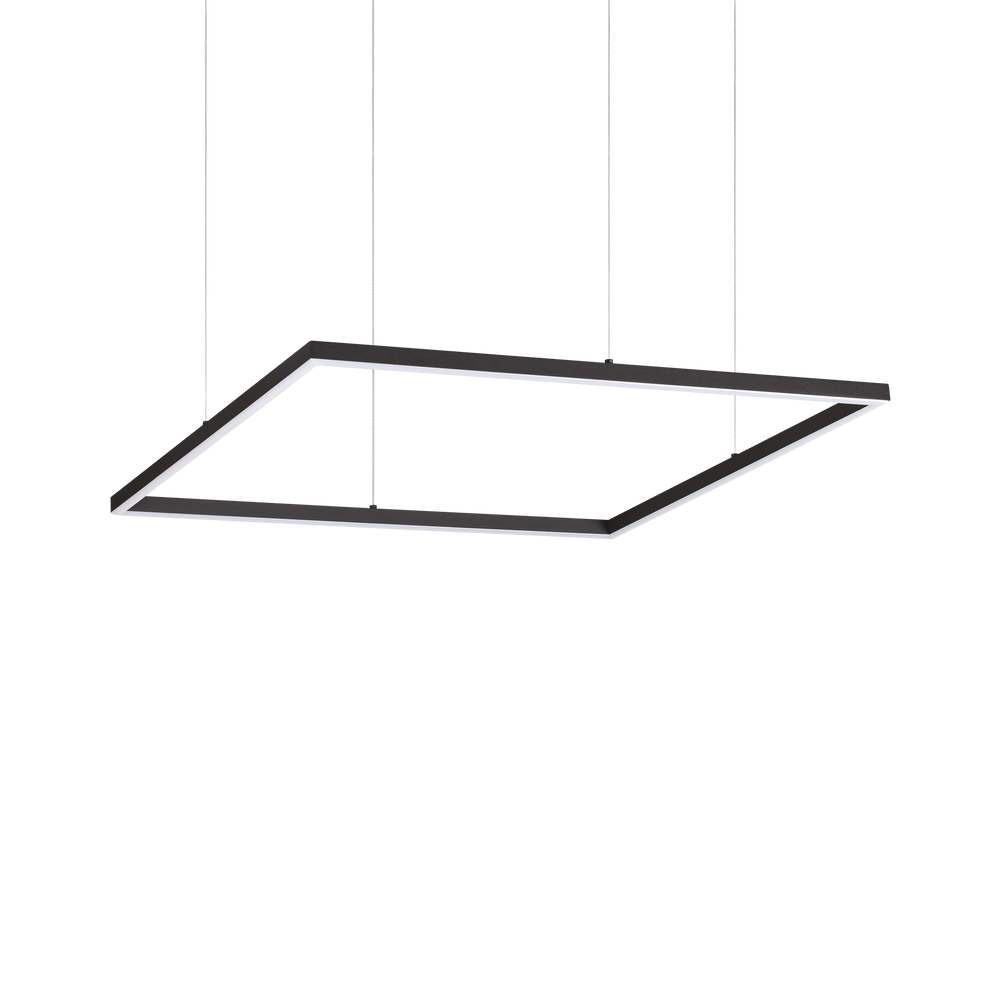 Lámpara colgante Ideal Lux Oracle Slim negro LED 44W 3000K Ø70cm 259185