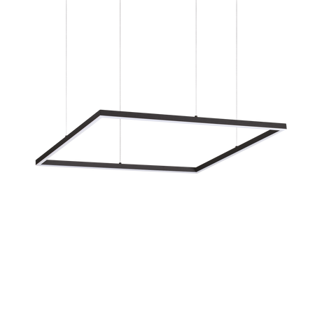 Lámpara colgante Ideal Lux Oracle Slim negro LED 44W 3000K Ø70cm 259185