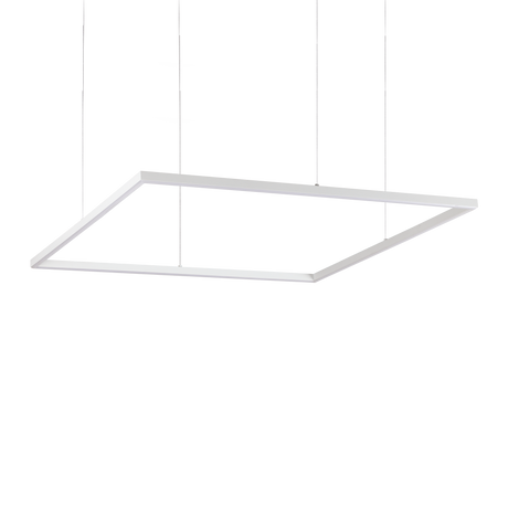 Lámpara colgante Ideal Lux Oracle Slim blanco LED 53W 3000K Ø90cm 259192