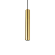 Lámpara colgante Ideal Lux Look latón Ø6cm 28W 259239