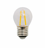 EB BOMBILLA ESFERICA FILAMENTO LED E27 4W  2700K LUZ CALIDA