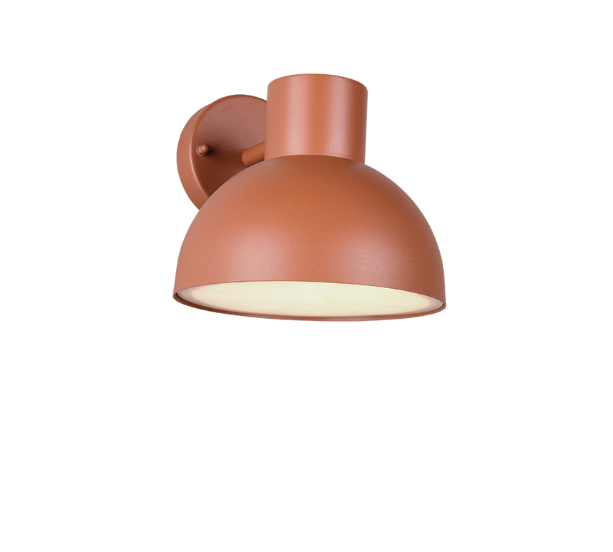 Aplique de exterior Trio Elbe apricot IP44 262360140