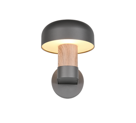 Aplique de exterior Trio Fraser imitación madera IP54 262560135 - vista 4