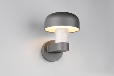 Aplique de exterior Trio Fraser LED concrete look 3000K IP54 262560178