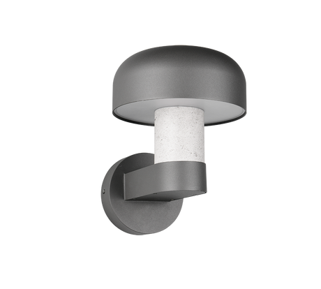 Aplique de exterior Trio Fraser LED concrete look 3000K IP54 262560178