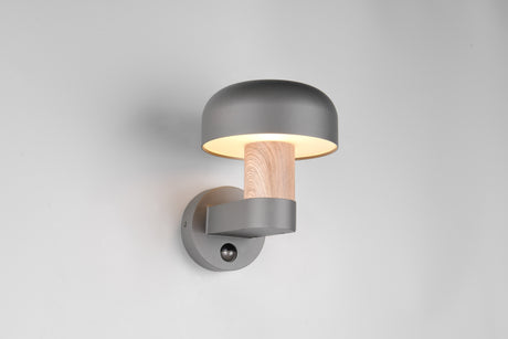Aplique de exterior Trio Fraser LED wood imitation 3000K IP54 262569135