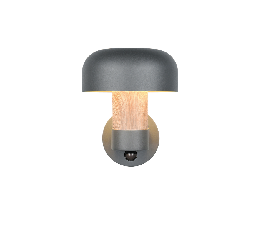 Aplique de exterior Trio Fraser LED wood imitation 3000K IP54 262569135