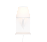 Aplique de pared Trio Comfort LED blanco mate 2700K 31cm 262670131