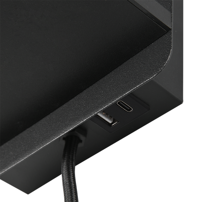 Aplique de pared Trio Comfort LED negro mate 2700K 31cm 262670132