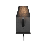 Aplique de pared Trio Comfort LED negro mate 2700K 31cm 262670132