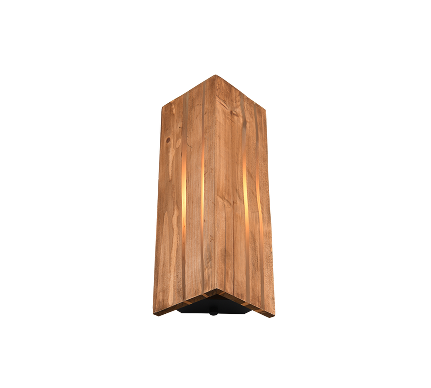 Aplique de pared Trio Karuni LED natural finish 2700K 263300130