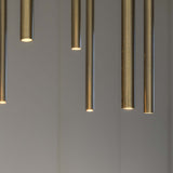Lámpara colgante Ideal Lux Look LED 12 luces 19W Ø60cm 3000K latón — ref. 263663 (4)