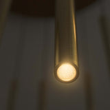 Lámpara colgante Ideal Lux Look LED 12 luces 19W Ø60cm 3000K latón — ref. 263663 (5)