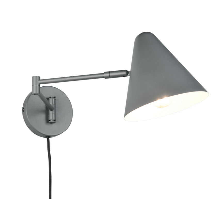 Aplique de pared Trio Cosima LED antracita 2700K 263970142