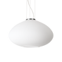 Lámpara colgante Ideal Lux Plisse' cristal Ø45cm E27 cromo — ref. 264523 (1)